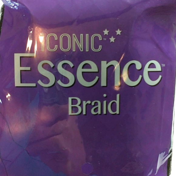 Iconic Essence Braid 100% Kanekalon Color 1B 2 separate packages 52" length - Picture 7 of 8